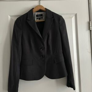 RW 2!button grey blazer